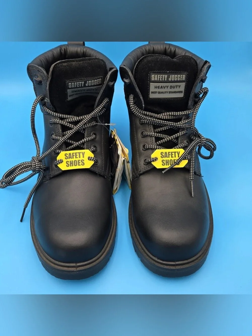 Men's Work Boots SAFETY JOGGER Black Steel Toe X1100N New